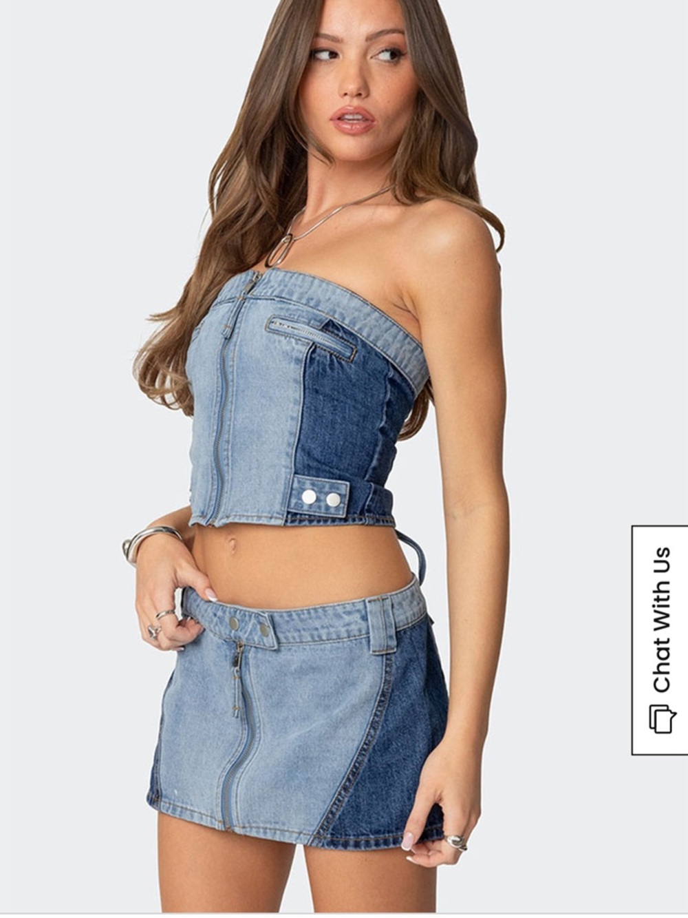 Edikted Denim set